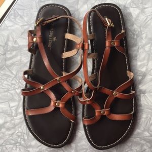 Montego Bay Club Strapy Flat Sandal   Sz 11